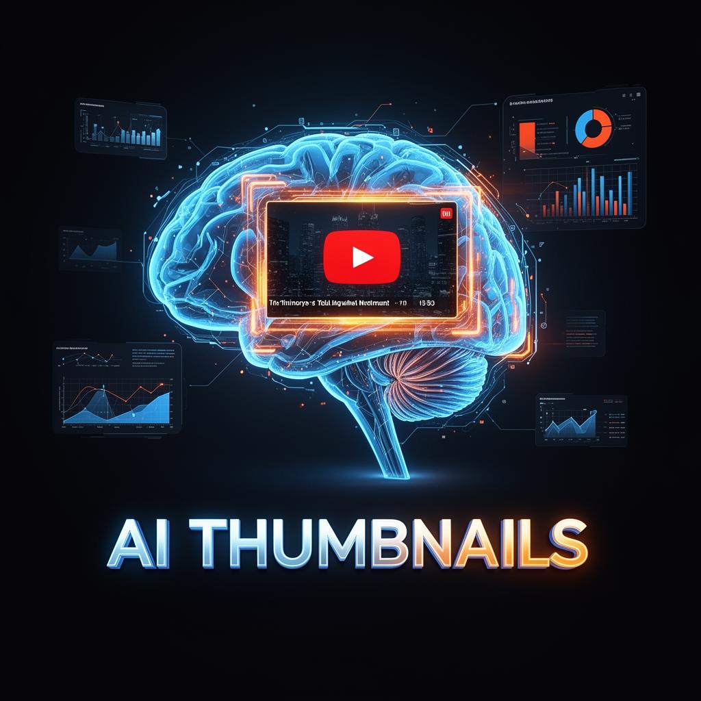 AI generating a high-CTR YouTube thumbnail